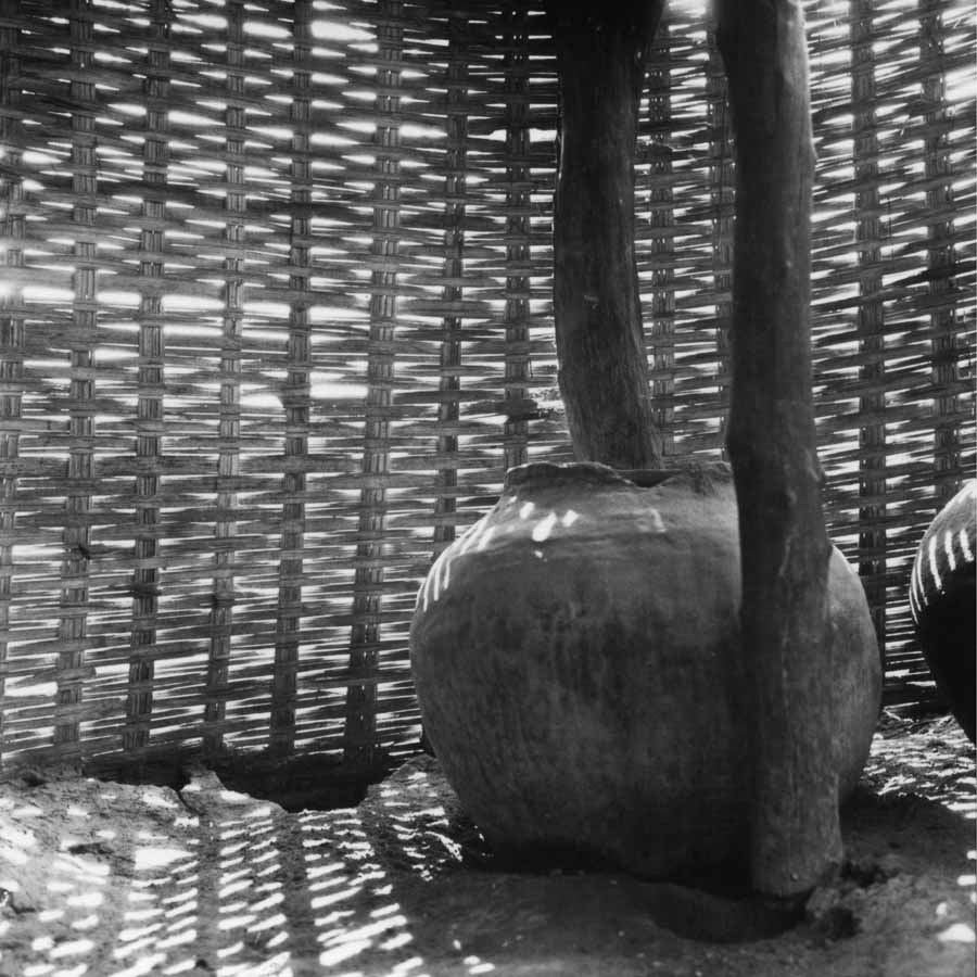 Fernando Schiappa de Campos, 1959 - Pormenor de tabique de vime -30454