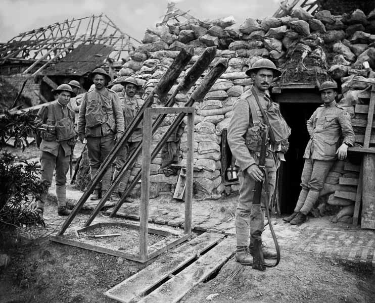 26-Arnaldo Garcez, Rotina nas trincheiras em Neuve Chapelle, 1917